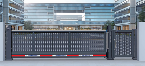 品族品牌更放心，首选财门电动门