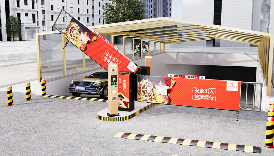 D203灯箱广告道闸