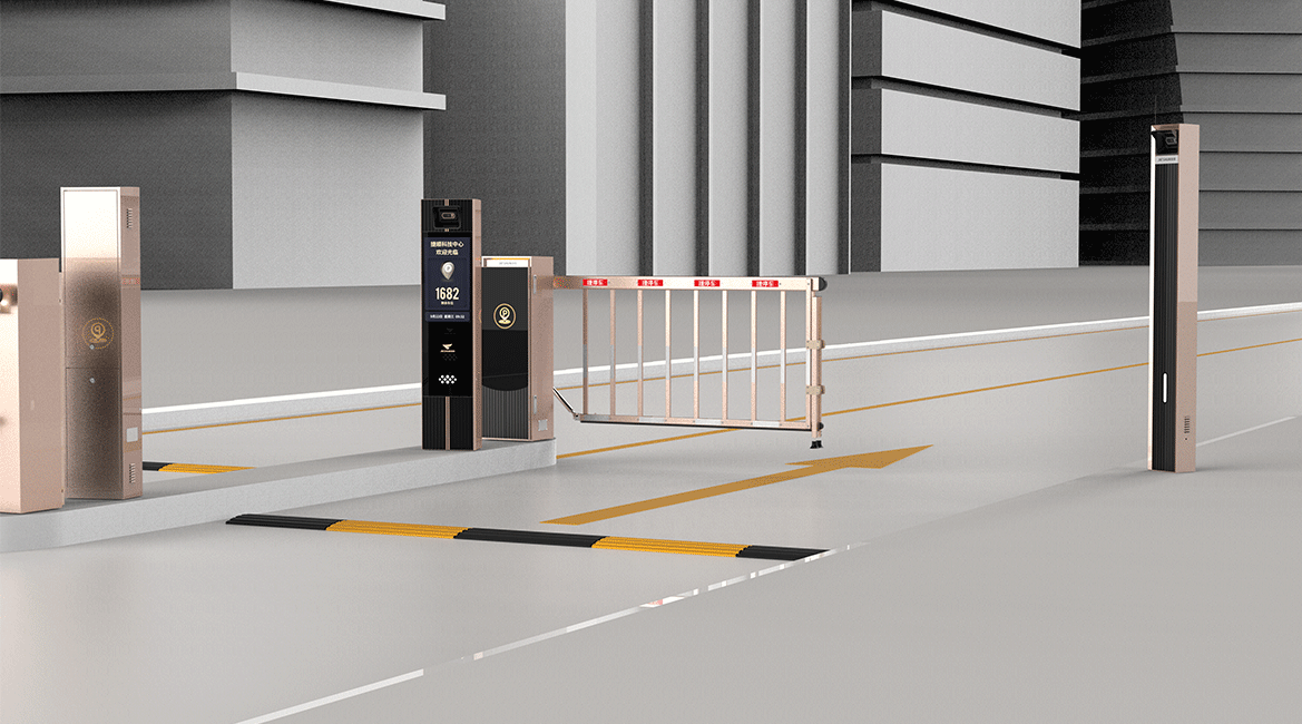 一体式控制机栅栏杆