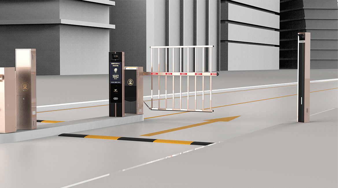 一体式控制机 双层栅栏杆